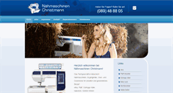 Desktop Screenshot of naehmaschinen-christmann.de